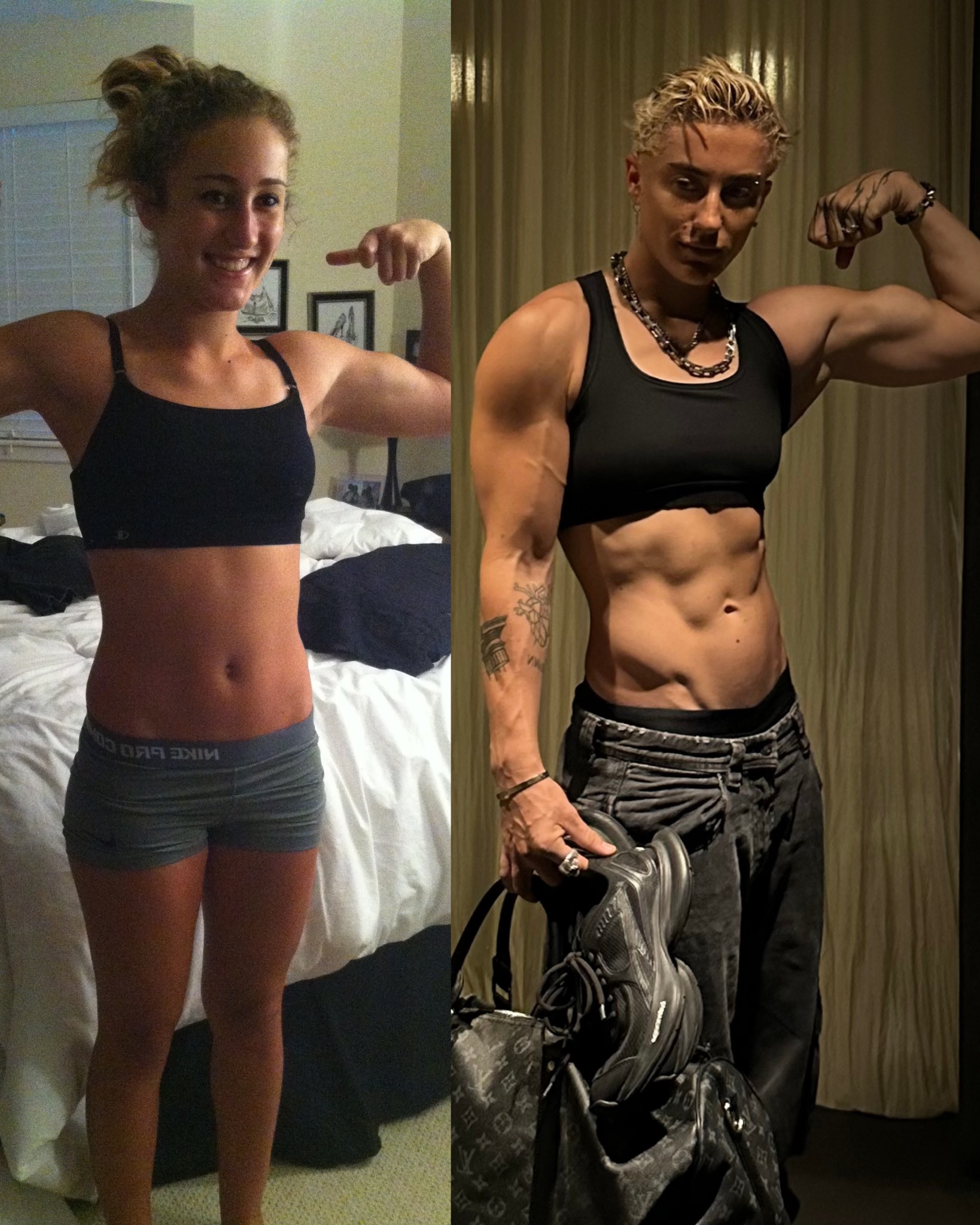 MoMo Fighter before and after transformation